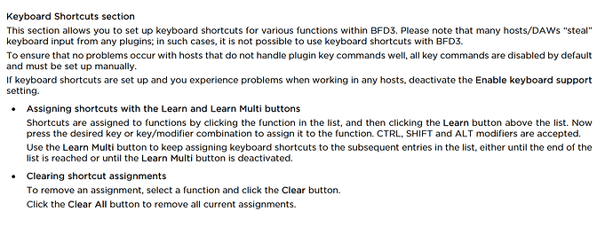 Keyboard Shortcuts pg144