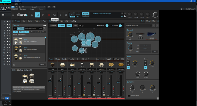PRESONUS - DISPLAY SCALE SETTING 125