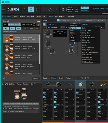 BFD3.5 DYNAMICS - COMP VCA - Bus Squasher