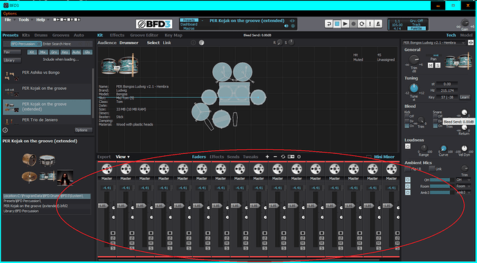 Presets NO MIXER MINI ON or OFF