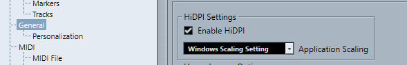Cubase HiDPI